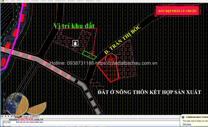 Thới Tam Thôn, Hóc Môn (18tỷ) Bán đất thổ cư MT Trần Thị Bốc diện tích 312m2 giá chỉ 37 triệu/m2